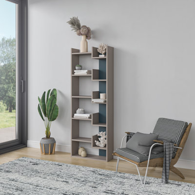 Bibliothèque géométrique Sinquefield H 64,17 "x l 23,82"