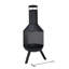 Cylinder Steel Smokeless Chimnea