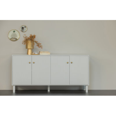 160 cm W Pine Solid Wood Sideboard