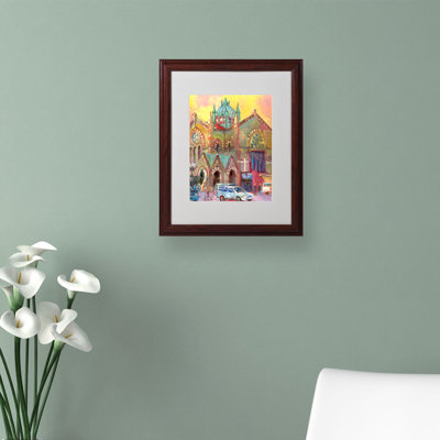 Javin 'Boston 2' Framed Painting Print on Canvas