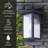 Baldwyn Black Outdoor Wall Lantern-104447564