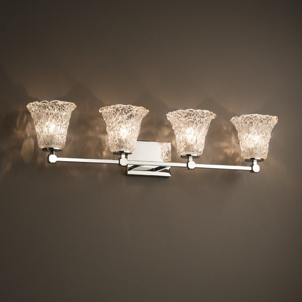 Willa Arlo Interiors Leroux 4 - Light Dimmable Vanity Light | Wayfair Leroux 4 - Light Dimmable Vanity Light
