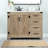 42 " W Freestanding Standard 1 Single Vanity Bathroom Vanity With Engineered Marble Top-209029007