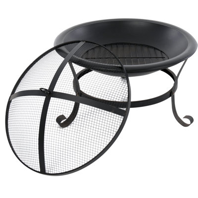 Atlanta Tiered Steel Wood Burning Fire Pit