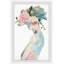 «Flower and Butterflies II», reproduction encadrée-50108249