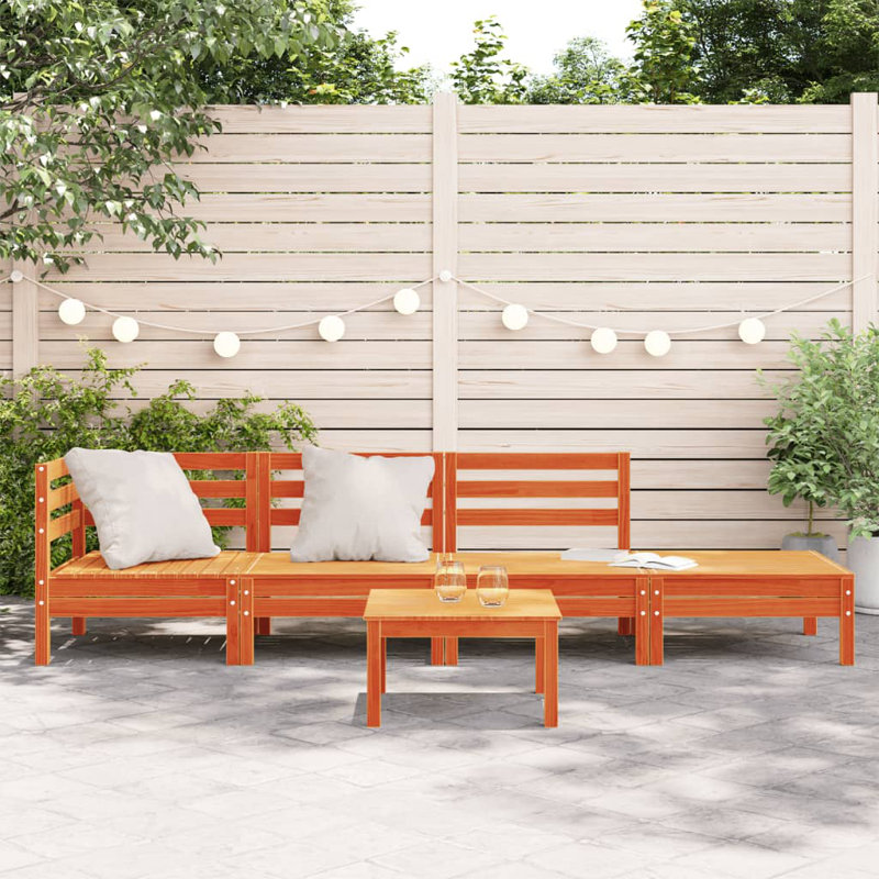 Malaga 254cm Wide Rectangle Patio Sofa