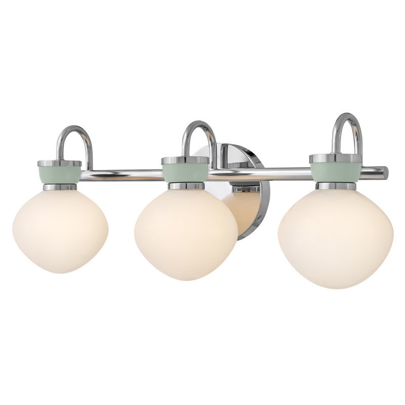 Meuble-lavabo trois lumières Lucy, H 9,5 po x l 25 po x P 7,75 po, Trois lumières