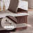 Microcrystalline stone rotating coffee table