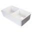 Évier de cuisine campagnard à double cuve et tablier frontal L 32 po x l 17,75 po-9079430