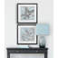 Ensemble de 2 reproductions encadrées à silhouette douce-27609848