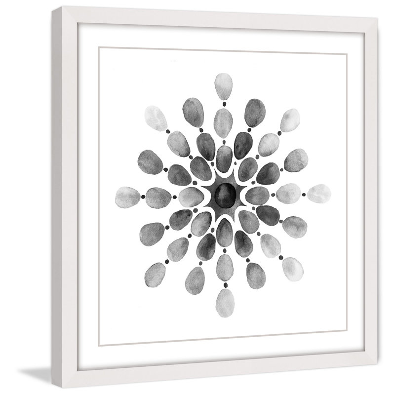 «From intérieur» - Impression sur papier encadrée, H 18 po x l 18 po x P 1,5 po, Cadre blanc