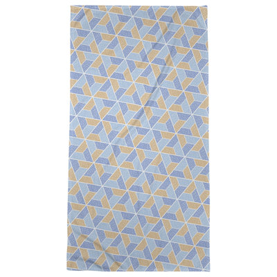 Serviette de plage trapézoïdes