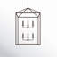 Lustre rectangulaire à 8 lumières Ellis-136253537-136253547-136253549