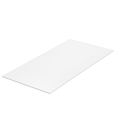 Paquet de 14 panneaux de serre en polycarbonate, 2 panneaux de toit de 4 pi x 0,16 po, toiture en plastique ondulé imperméable et protégé contre les rayons UV, feuilles de toiture transparentes résistantes aux chocs pour serre / jardin