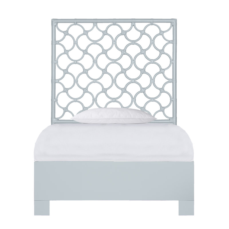 Mar Collection Bed, Extra-long Twin, Light Blue