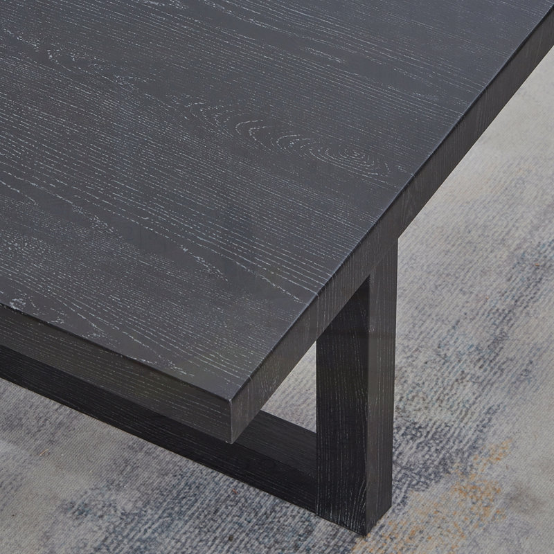 Table de bout contemporaine, Noir