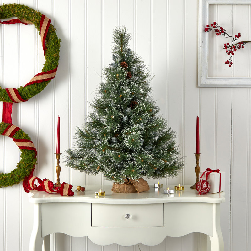 Arbre de noël artificiel pin vert 3 pi
