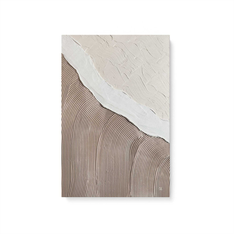 Toile roulée Wave Formations III, Toile tendue, H 30 po x l 20 po x P 1,25 po