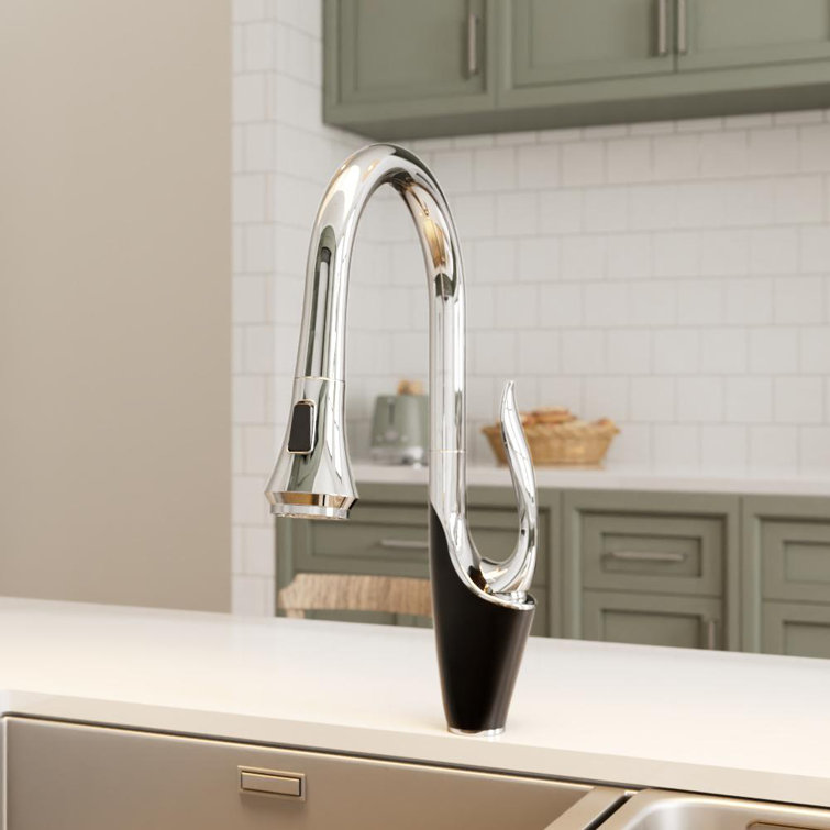 PULL DOWN Single-Handle Dual Spray Kitchen Sink Faucet, 1.2 GPM