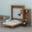 Grand lit escamotable avec persiennes et plusieurs tablettes de rangement-1023772003