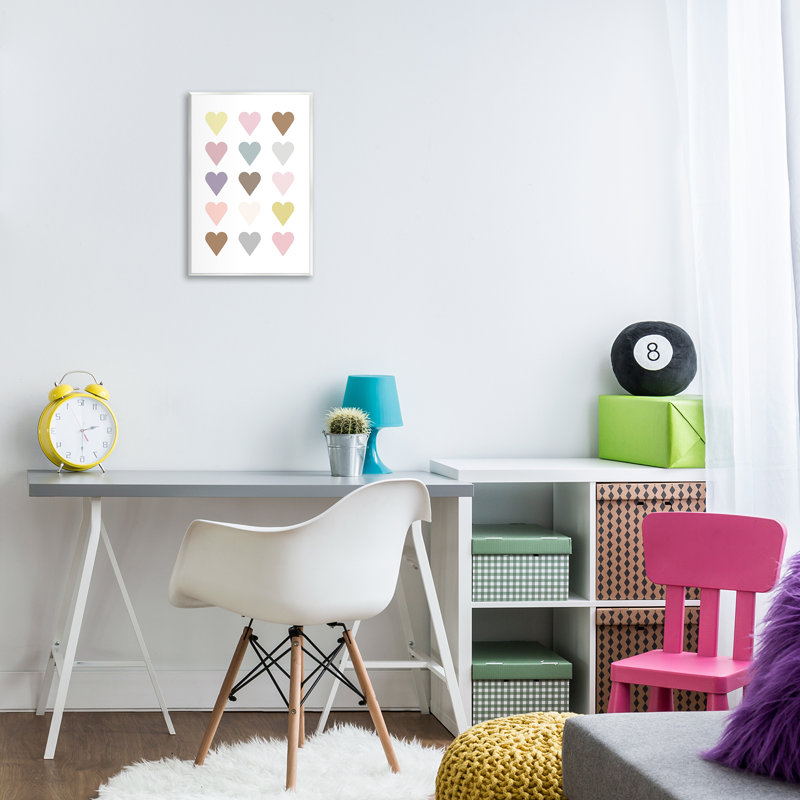 «Soft Pastel Hearts» par Martina Pavlova, H 19 po x l 13 po