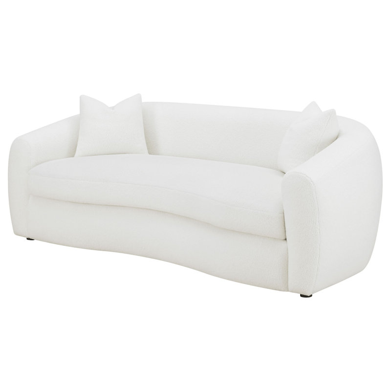 Canapé Mid-Century moderne rembourré pour le salon, 3