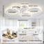 Ventilateur de plafond réversible à intensité variable de 32,68 po avec lumières DEL et télécommande Debrann-877077981-895627278