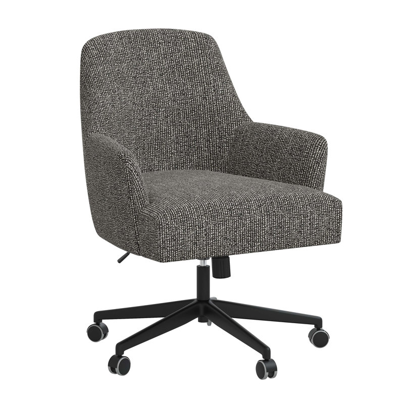 Wiese Task Chair, Polyester, Solitude Pepper Chenille