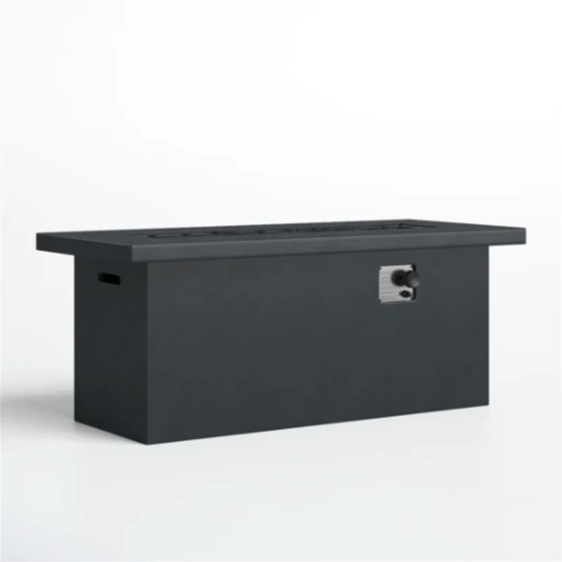 Foyer de table d'extérieur au propane / gaz naturel 24 po H, Gris anthracite
