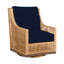 Outdoor Peninsula Gliding Wicker/Rattan Chair with Cushions-301211511-301233518-396858720