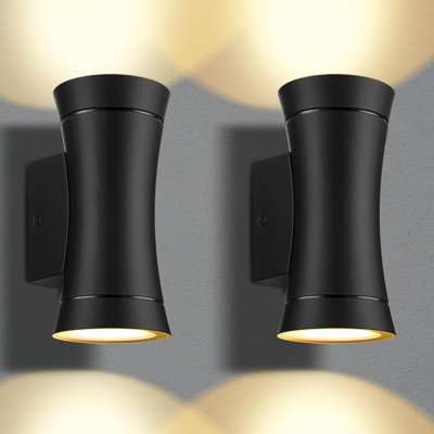 Matte Black 14.8cm H Outdoor Sconce