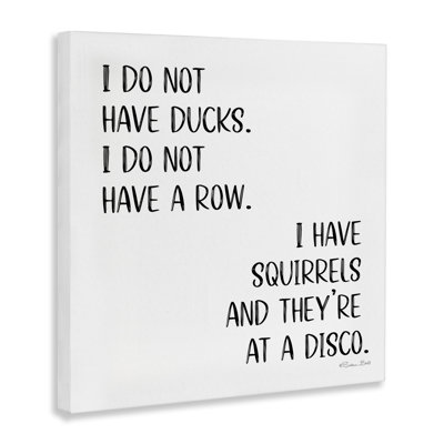 «Sassy Squirrels At Disco», art mural sur toile par Susan Ball