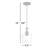 Dollie 1-Light Glass Single Pendant-192836194