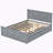 Mantell Wooden Platform Bed with Four Drawers-1034300983-1034300981
