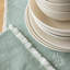 over&back Woven Frayed Chambray Table Runner-101293214-101293213