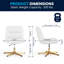 Chaise de bureau commerciale rembourrée à dossier moyen et rembourrée-1588559381-1588559382