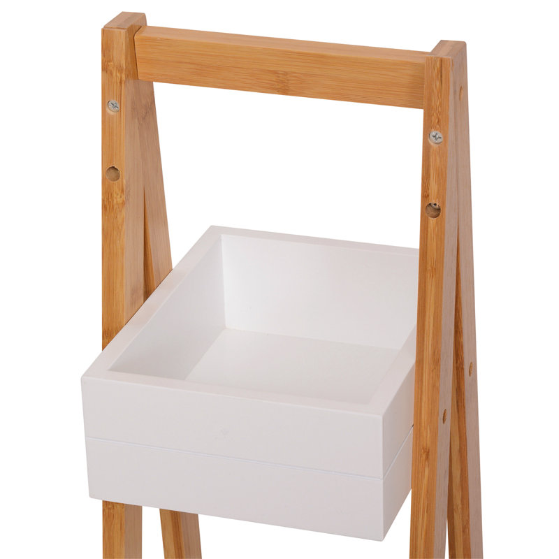 Swedesboro Freestanding Bamboo Shower Caddy