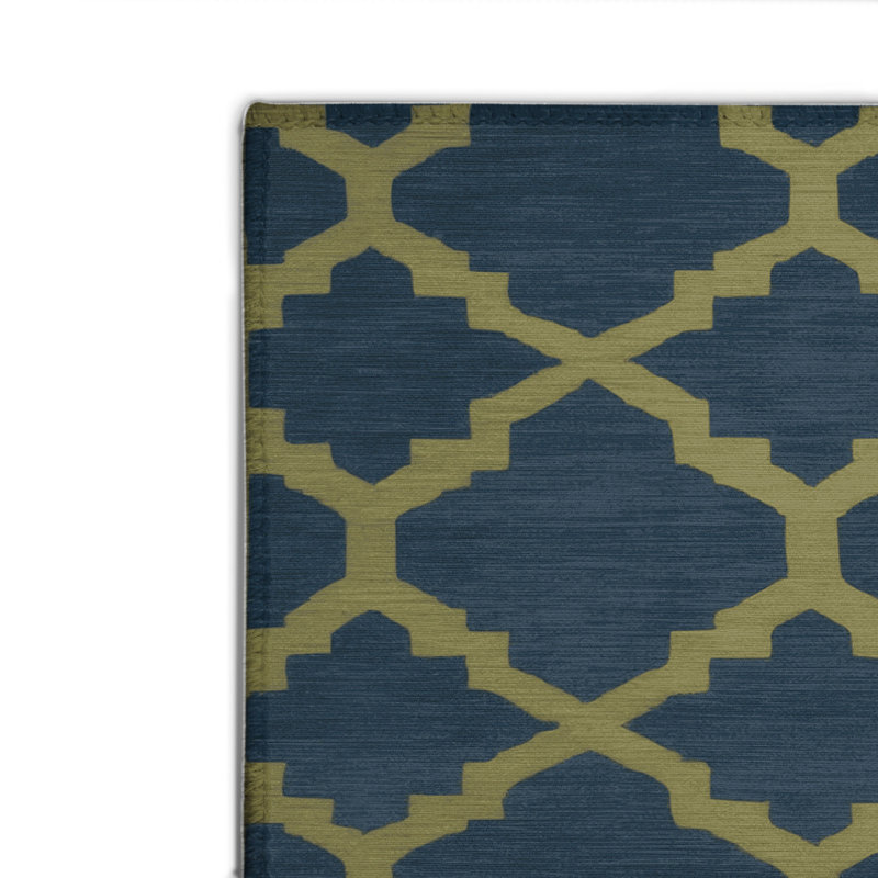 Tapis gris intérieur et extérieur Trellis, Rectangulaire 2 pi x 3 pi