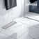 12 Inch Linear Shower Drain With Tile-In Pattern Grate