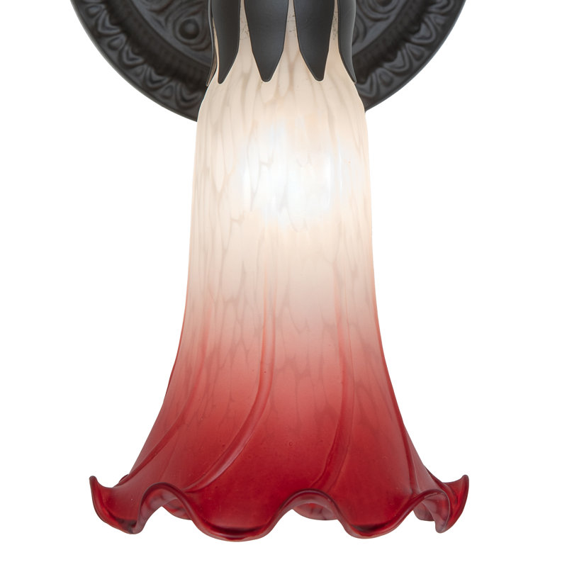Jacona 1 - Light Armed Sconce, Red/White