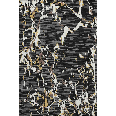Premium Machine Washable Cortes AMF1046 Striped Rug
