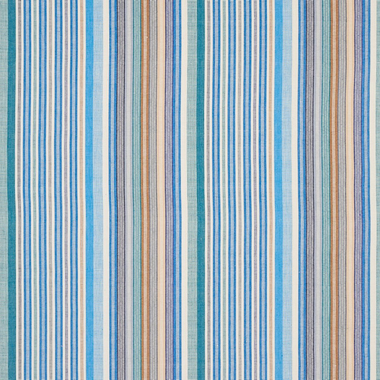 Schumacher x A Rum Fellow Ripple Hand Woven Stripe Fabric