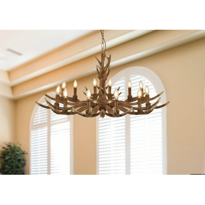 Atuk 12-Light Unique/Statement Chandelier