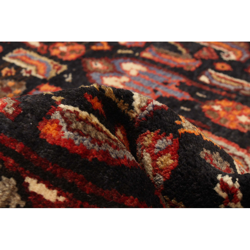 Tapis bleu marine Andelz 4 pi 4 po x 10 pi 0 po