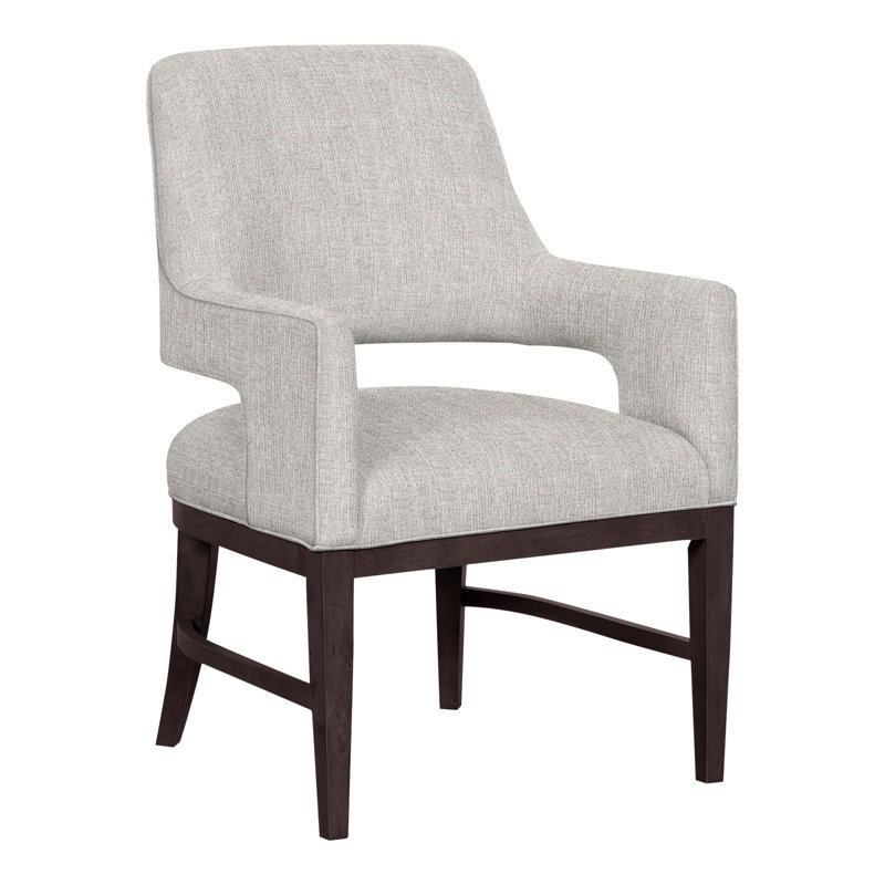 Chaise avec accoudoirs Josie Grande, Polyester 3156 Lin, Montego Bay