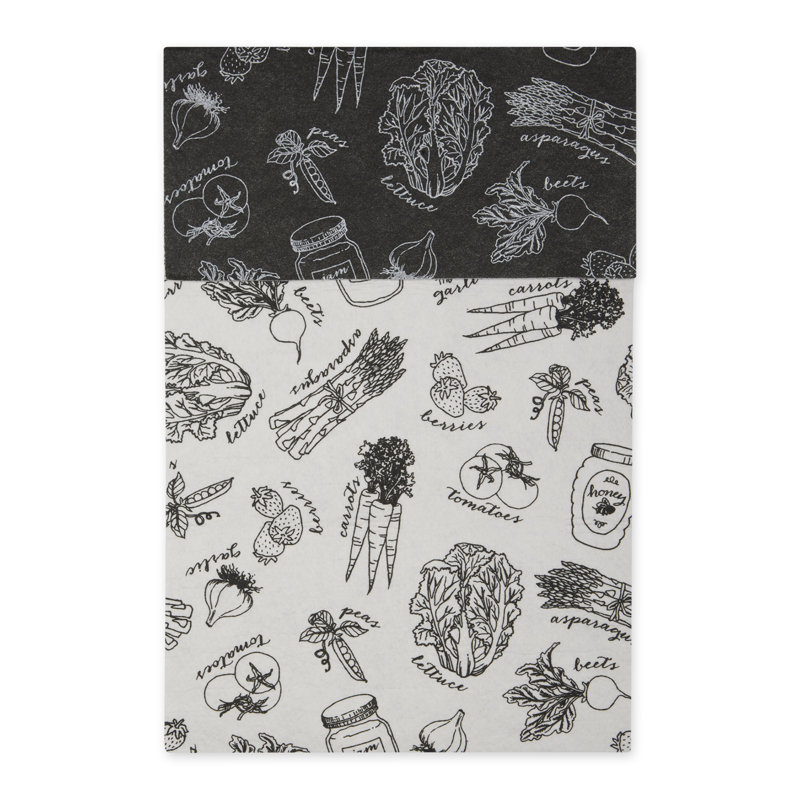 Artichoke Market Print Liner, Black