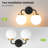 Karlei Dimmable Vanity Light with Hand Blown Glass Globe Shade-1682827075-1682869784-1681131595