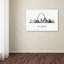 « st louis missouri horizon wb-bw », impression sur toile-19535820
