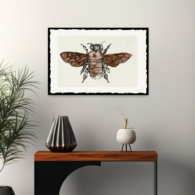 Dessin d'abeille 1, art contemporain d'abeille