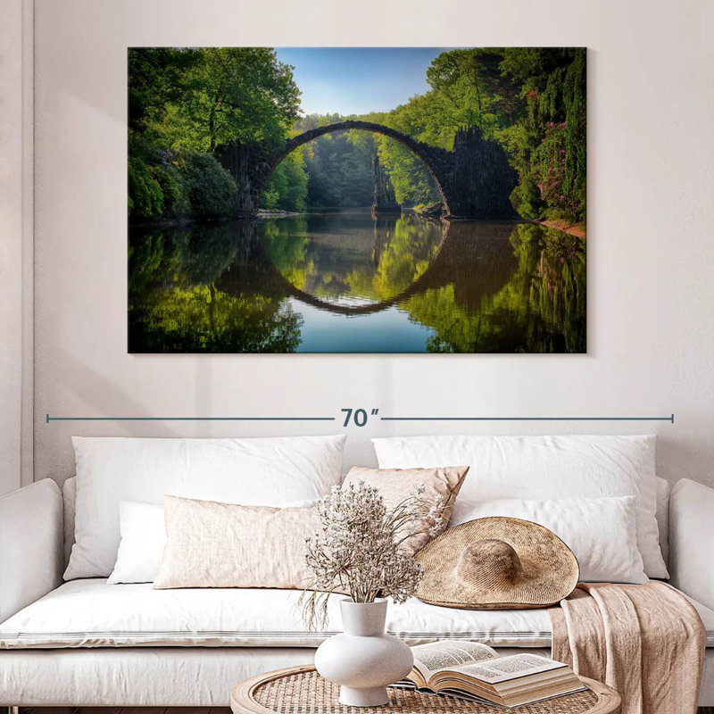 Lilie Bridge Reflection, 34" H x 51" W